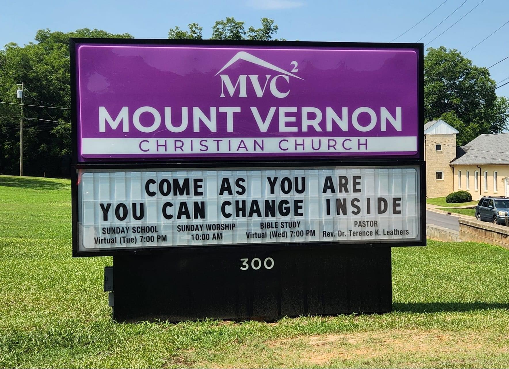 Mount Vernon Christian Church Exterior